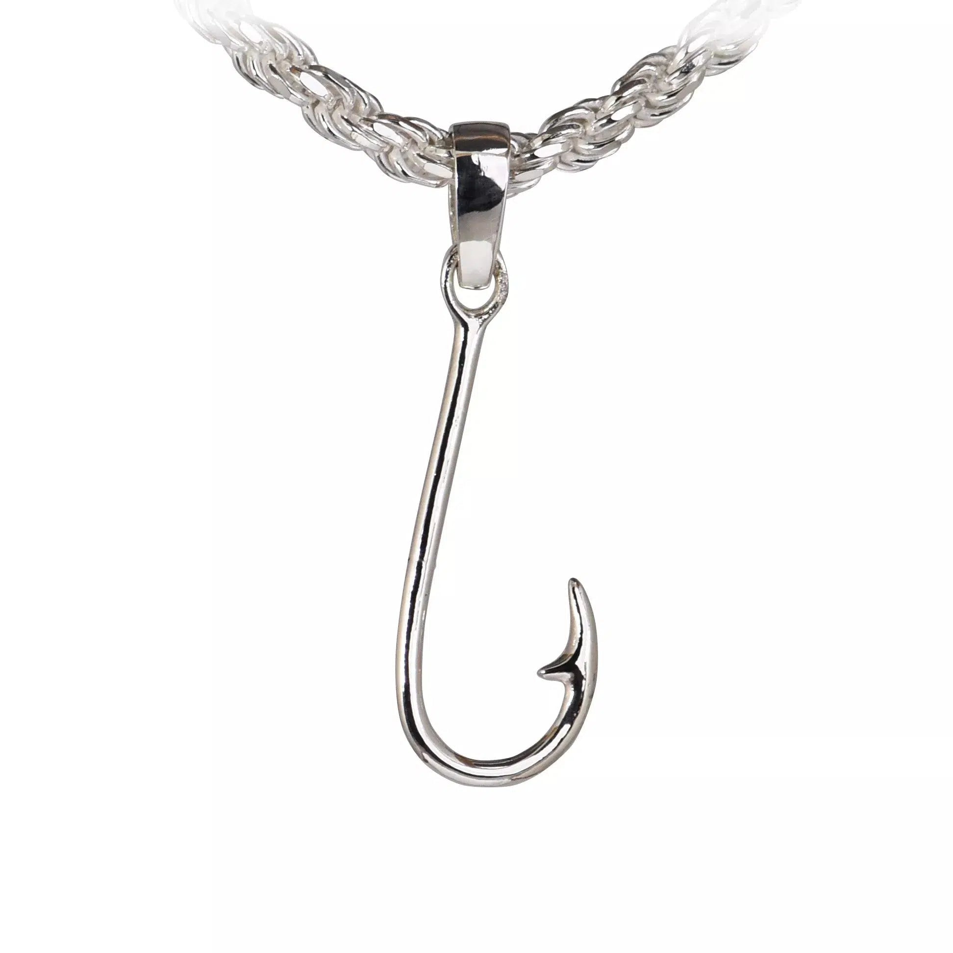 Fishing Hook Pendant - Large | Sea Shur Jewelry