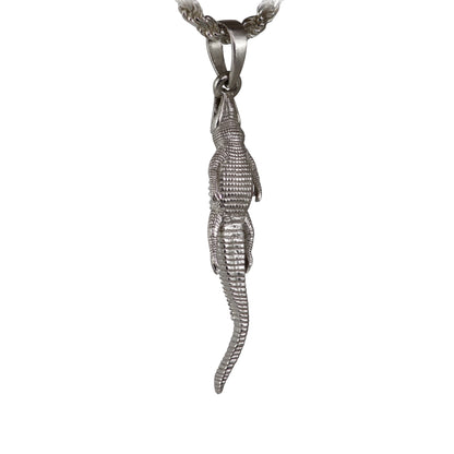 American Alligator on the Hunt Pendant - Large