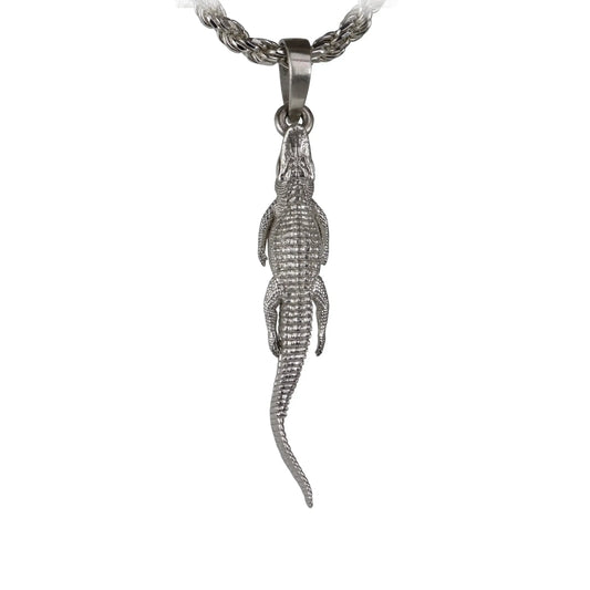 American Alligator on the Hunt Pendant - Large