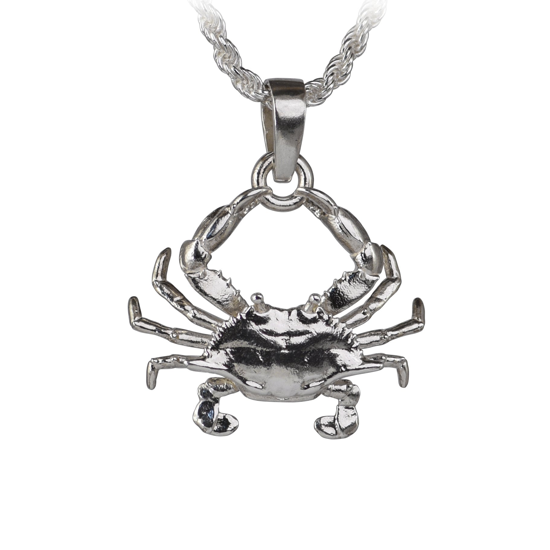 Blue Crab Pendant - Large