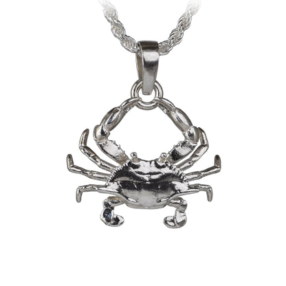 Blue Crab Pendant - Large