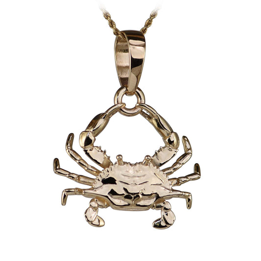 Blue Crab Pendant - Large