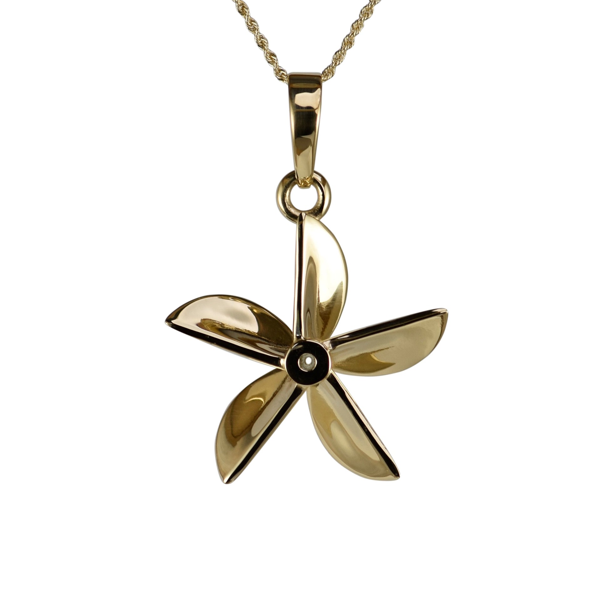 Boat Propeller - Five Blade "straight" XL - Pendant