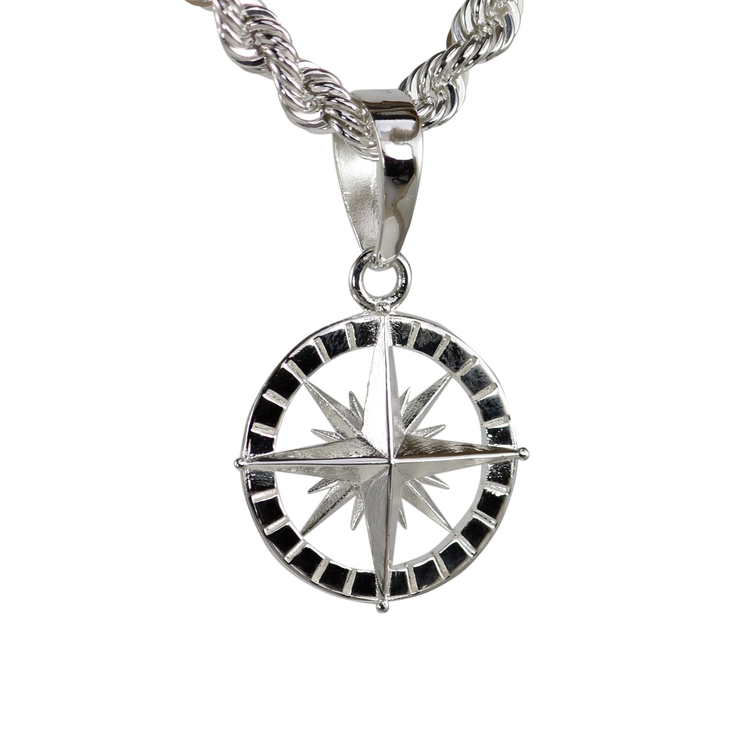 Compass Rose Pendant - Large