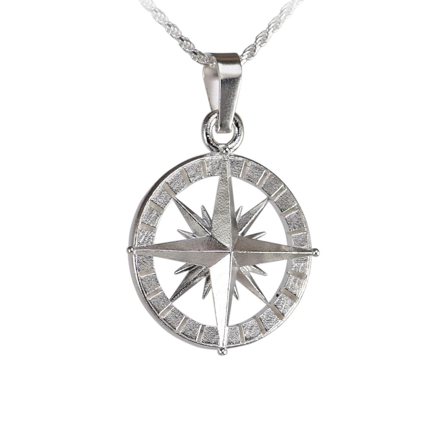 Compass Rose Pendant - Medium