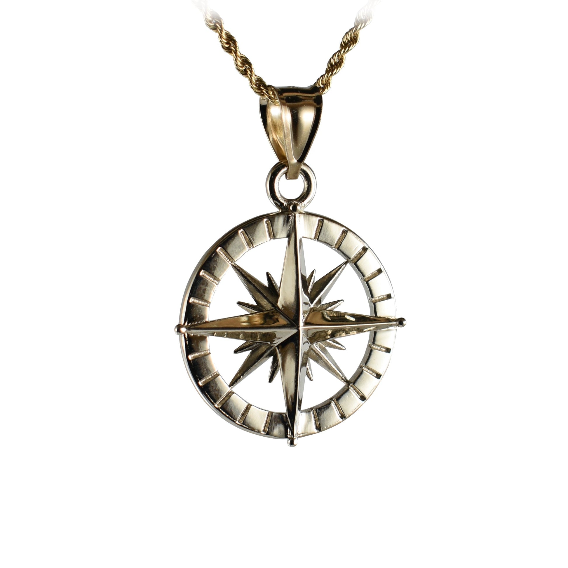 Compass Rose Pendant - Medium