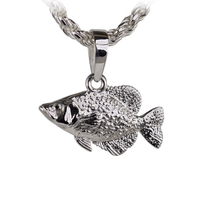 Crappie Fish Pendant - Large