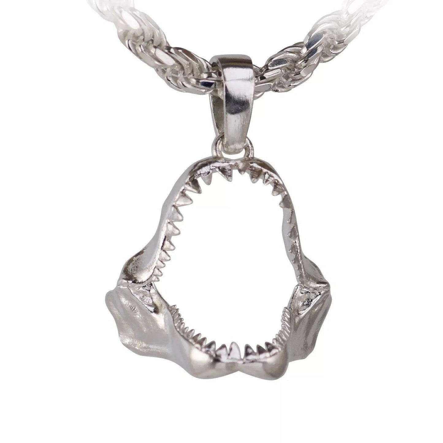 Great White Shark Jaw Pendant - Medium