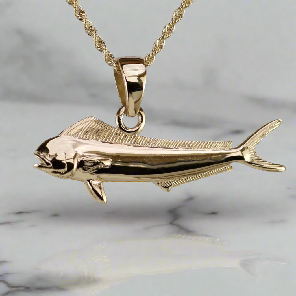 Mahi Mahi Pendant - Cow Dolphin Fish - Small