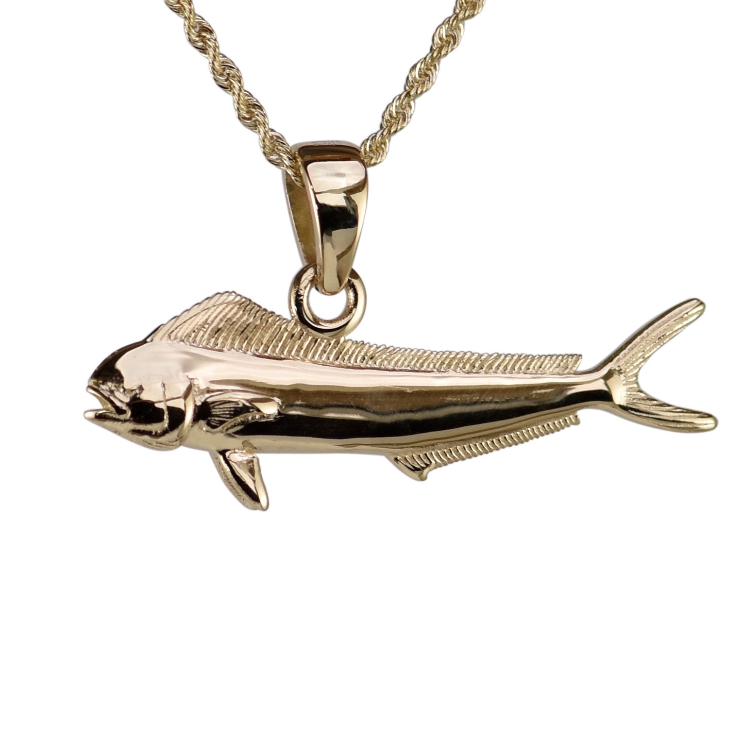 Mahi Mahi Pendant - Cow Dolphin Fish - Small