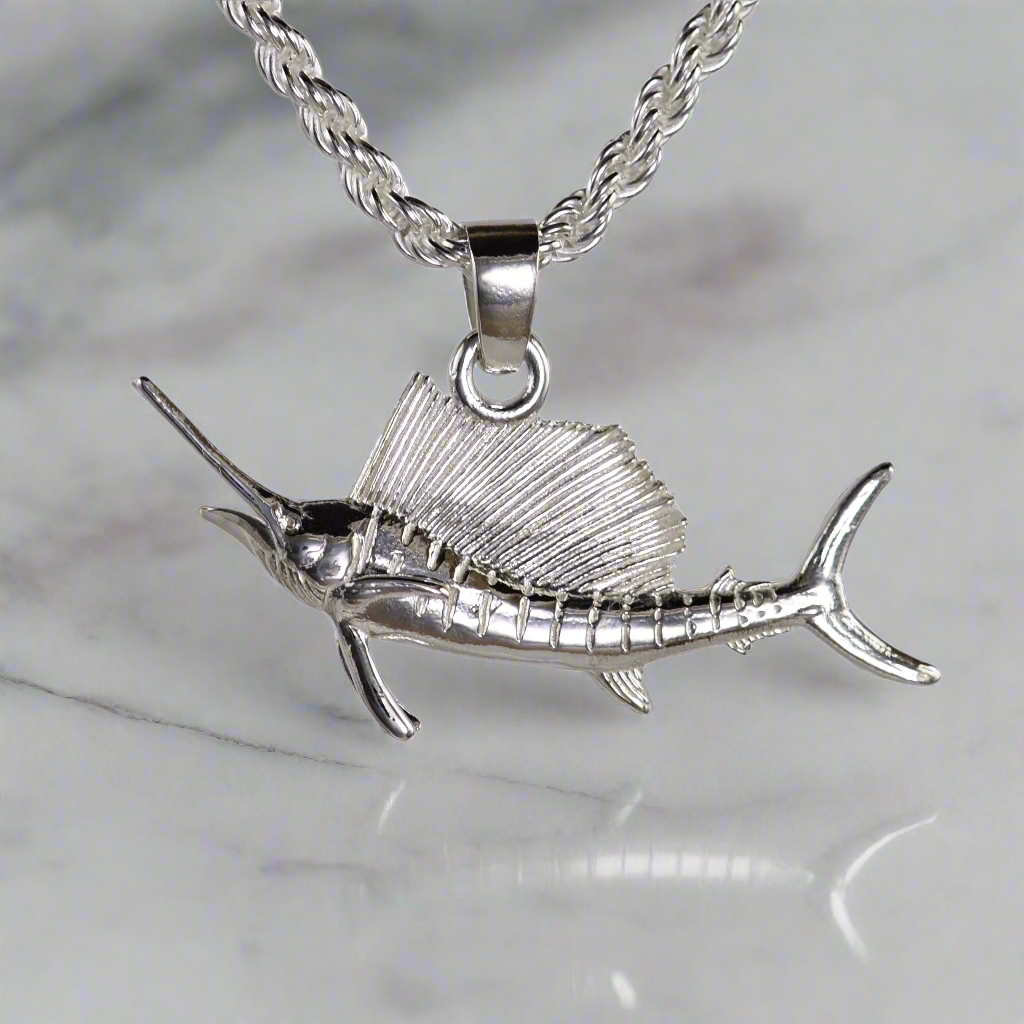 Sailfish Pendant - Medium