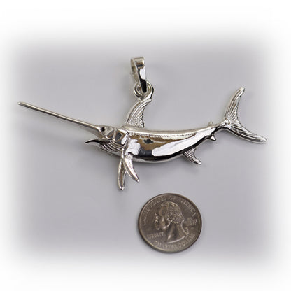 Swordfish #2 Pendant - Extra Large