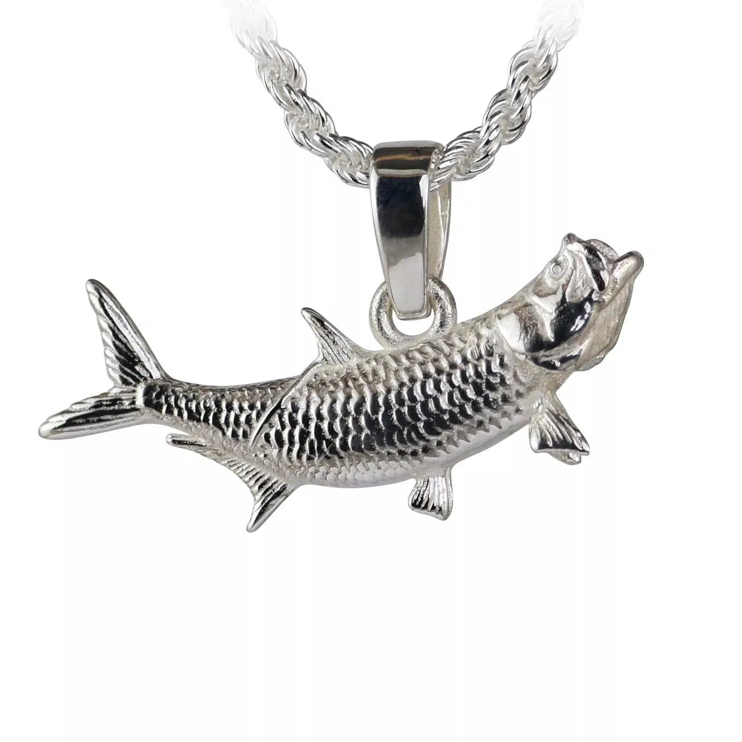 Tarpon Fish Pendant - Large