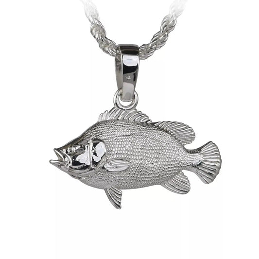 Tripletail Fish Pendant - Large