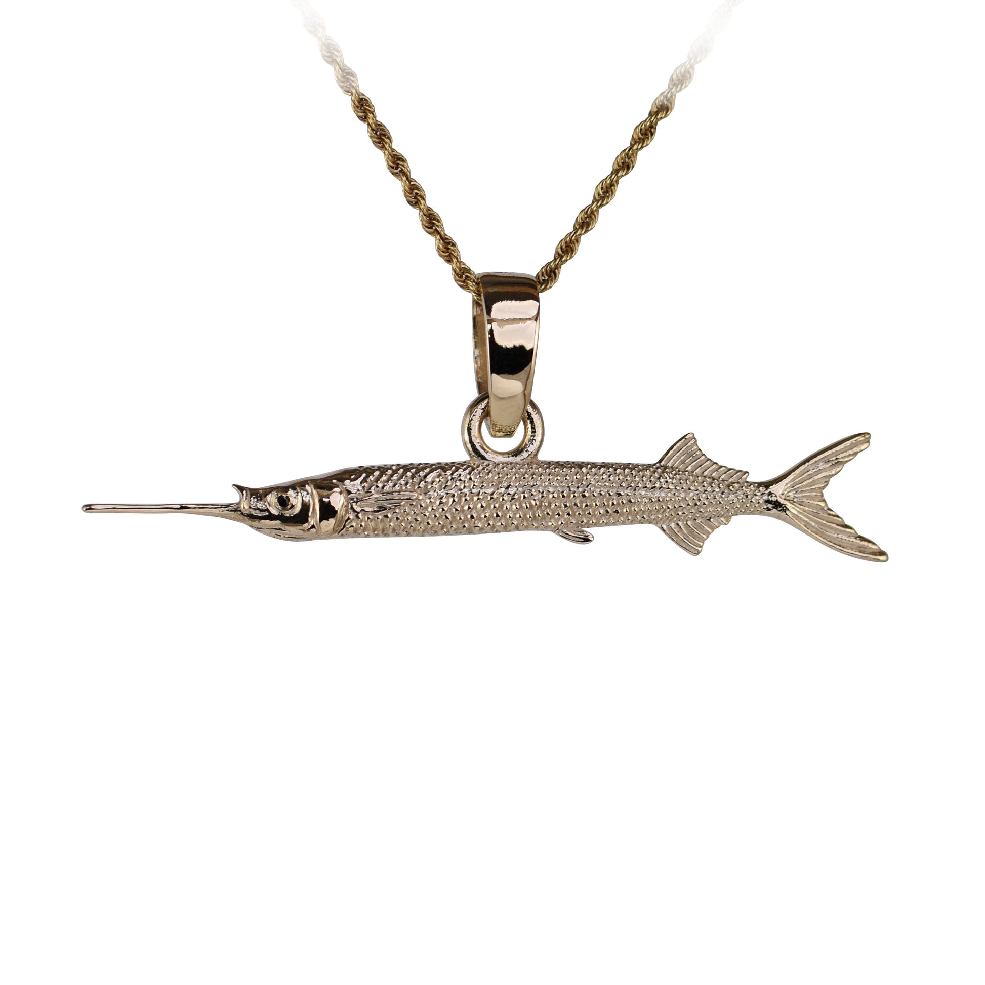 Ballyhoo Bait Fish Pendant - Large