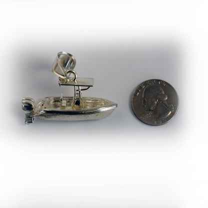 Center Console Fishing Boat Twin Outboard Pendant