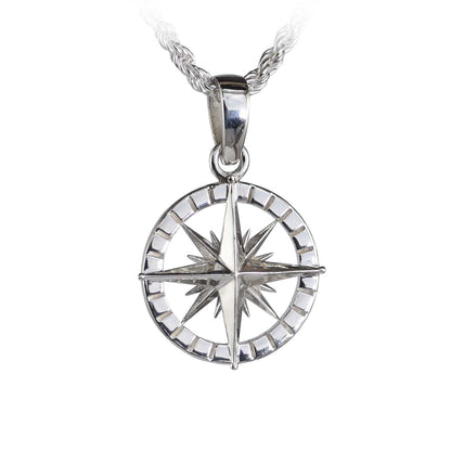 Compass Rose Pendant - Large