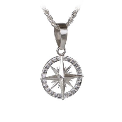 Compass Rose Pendant - Large