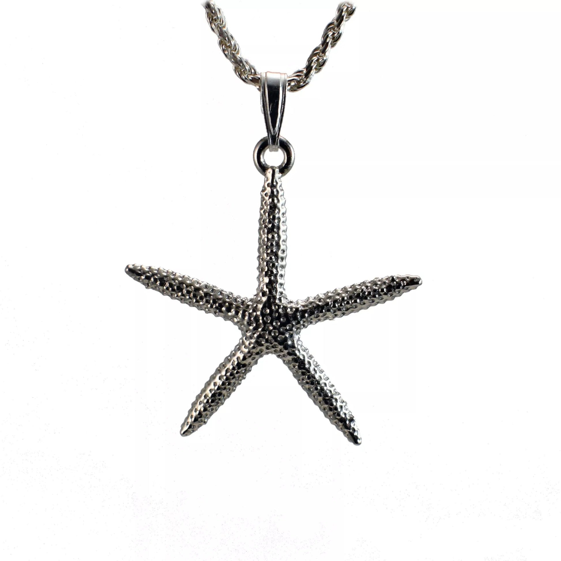 Finger Starfish Pendant - Medium