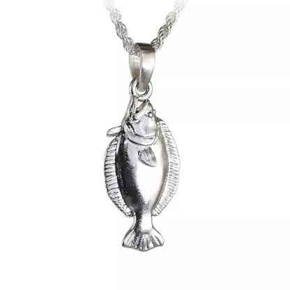 Flounder Pendant - Large