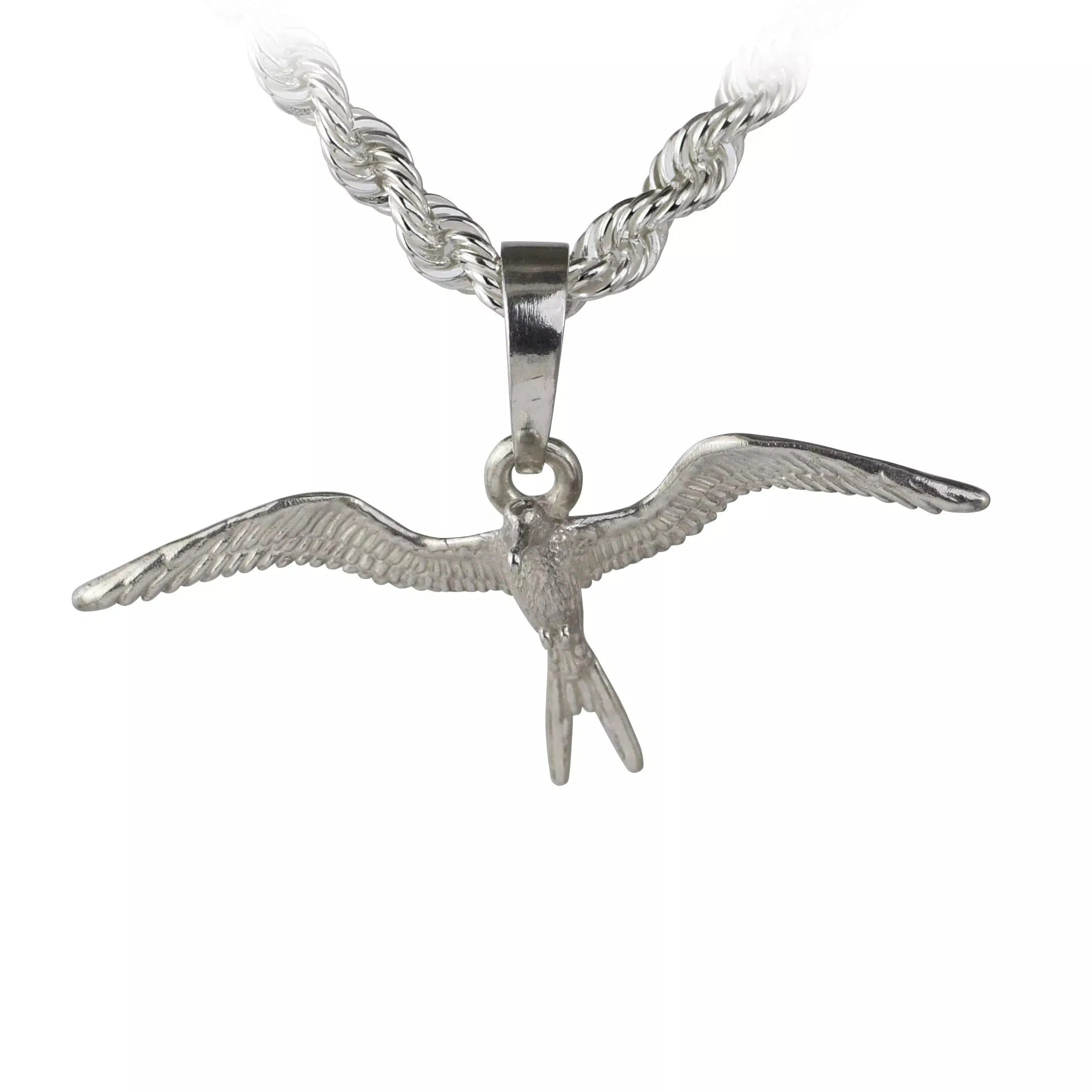 Gemstone Bird Charm Gold Pendant Necklace (Pick your Gemstone) – GemMartUSA