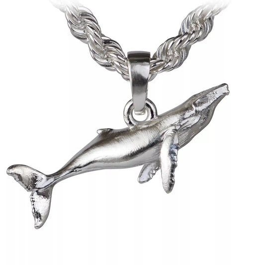 Humpback Whale Pendant - Large