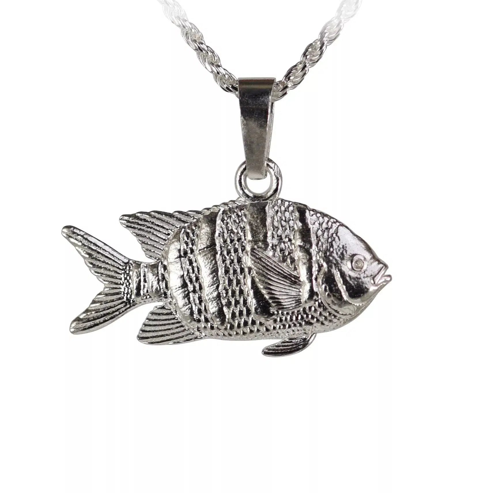 Sergeant Major Fish Pendant - Small