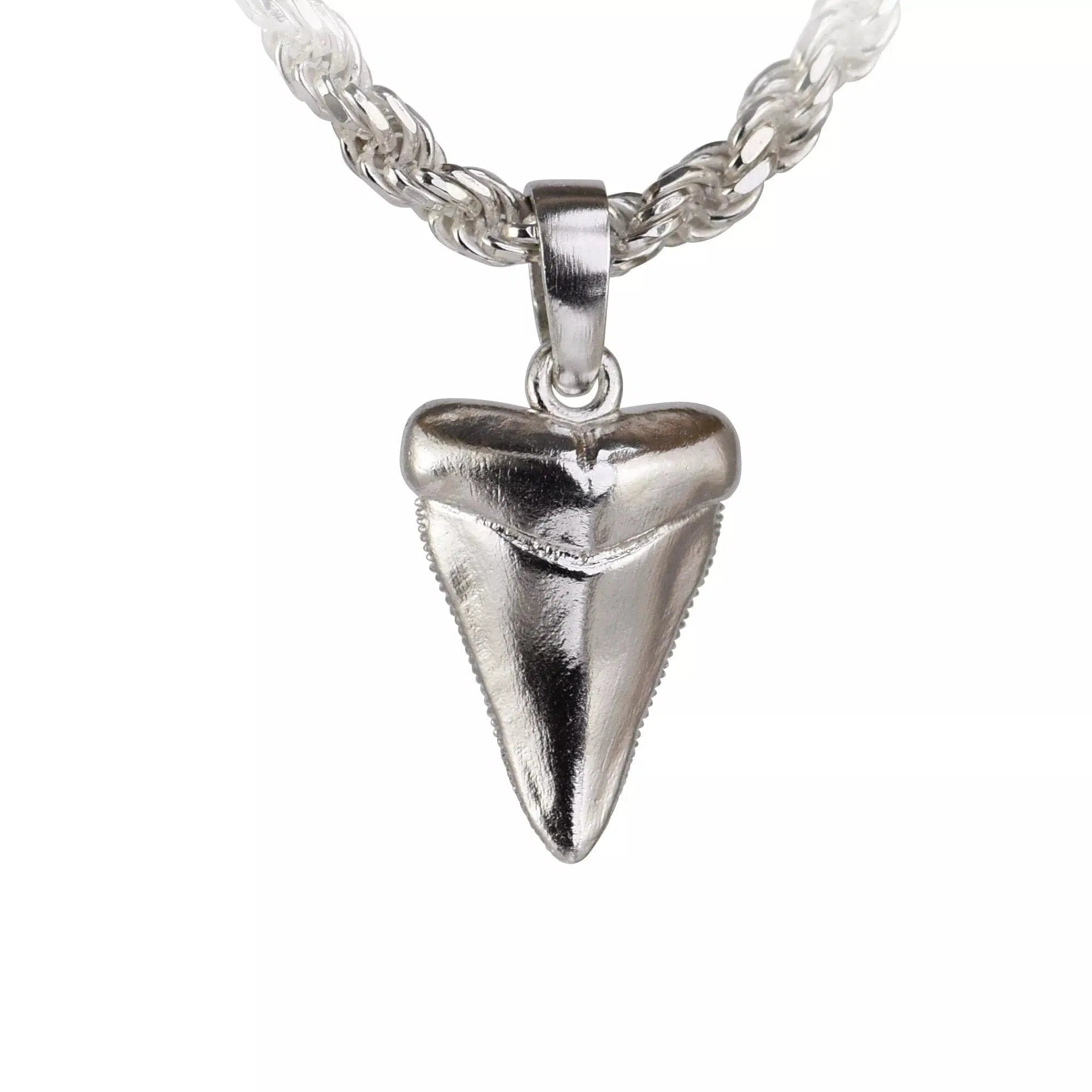 SILVER SHARK TOOTH NECKLACE - 36995095_PRATA | Stone by Stone