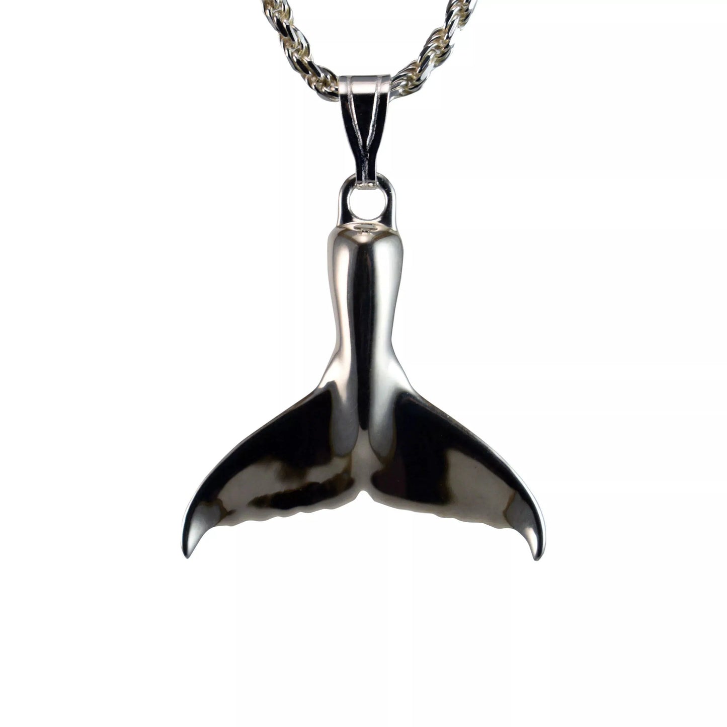 Whale Tail Pendant - Large